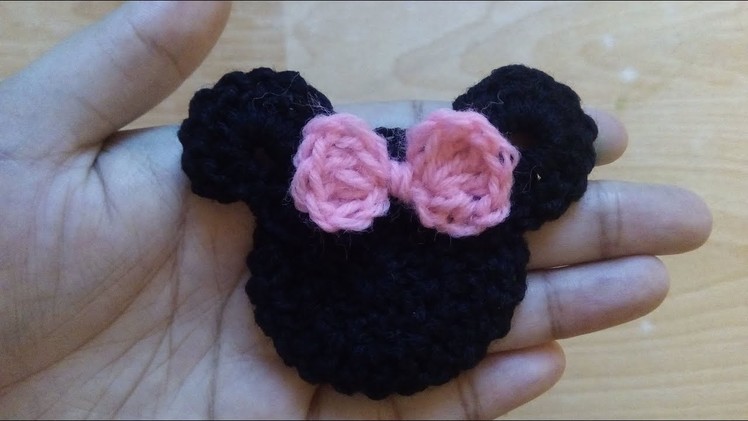 How to make Crochet Minnie Mouse Applique