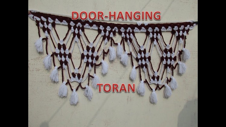How to make crochet Toran.Door hanging.[Hindi]