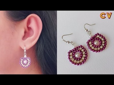 How to make Designer Earrings. Paper earrings. DIY