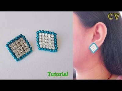 How To Make Designer Earrings. Jewellery making. Tutorial