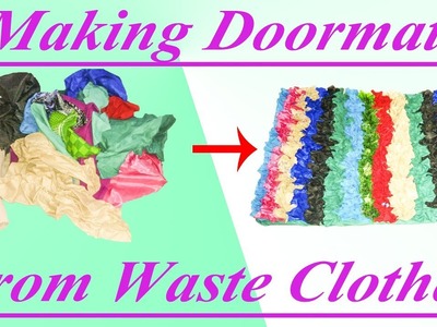 How to Make Doormat With Old Clothes | How to Make Doormat at Home | How to Make doormat in Hindi