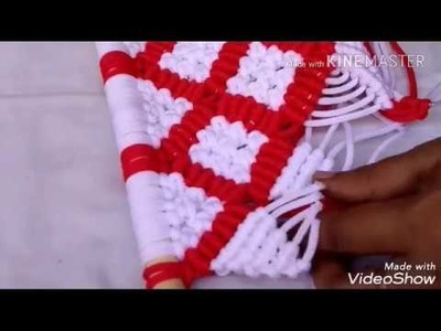 How to make key holder and mobile holder With macrame