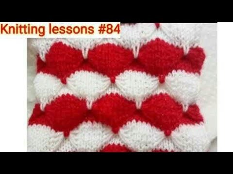 How to make || Knitting || Scallops Shell Pattern || Sweater Design || by "Knitting lessons"