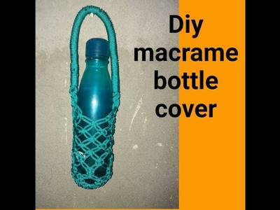 How to make macrame bottle cover full tutorial