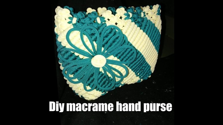 How to make macrame purse # design5 ( part2)