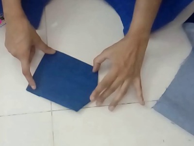 How to Make Pocket | Perfect Patch Pocket for Jeans. Skirt. Dress : Cut Sew in Simple Method