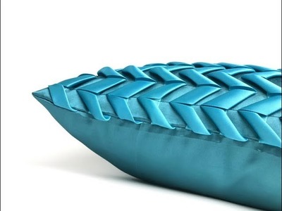 How to make Ribbon Decorated Luxury cushion