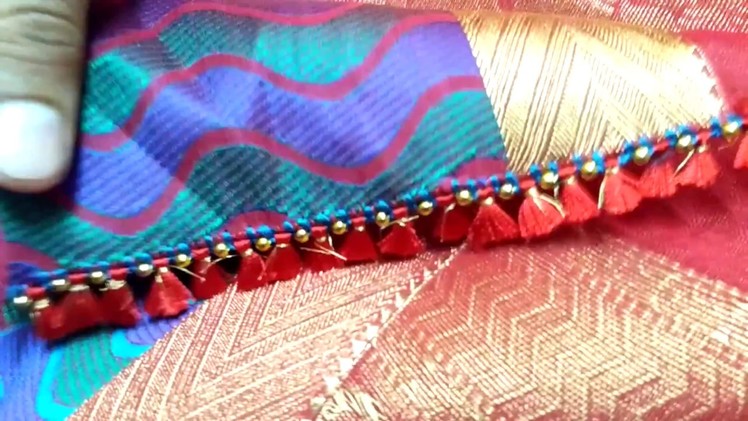 How to make saree kuchu using krosha or crocha