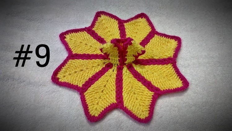 How to make star shaped crochet dress of Ladoo Gopal. Kanha Ji - #9