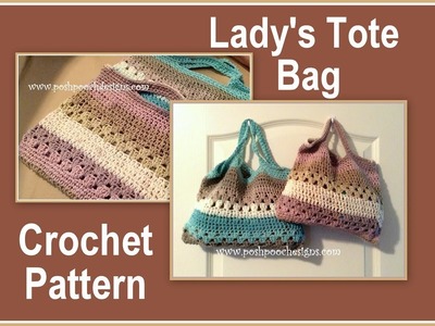 Lady's Tote Bag Crochet Pattern