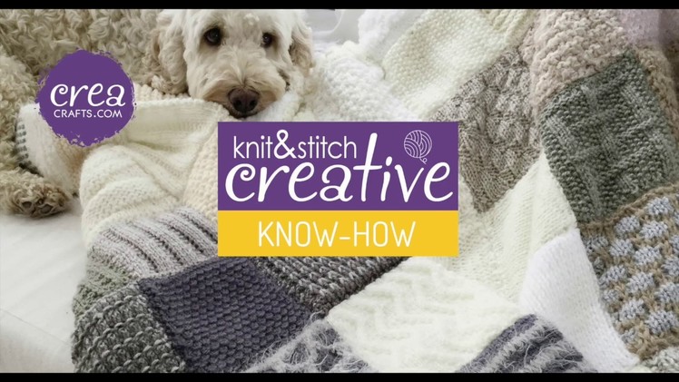 Learn how to: Knit Stitch by CREACRAFTS