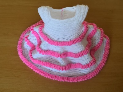 Princess crochet baby dress part 2