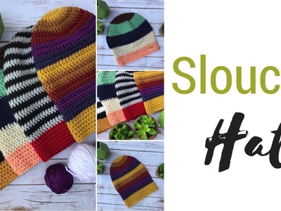 Slouchy Beanie – Crochet Hat Tutorial