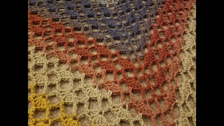 The "Flying Fans" Shawl Crochet Tutorial!