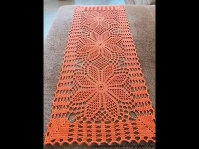 Top 10 crochet lindos manteles de crochet o caminos de mesa a ganchillo tejidos a mano
