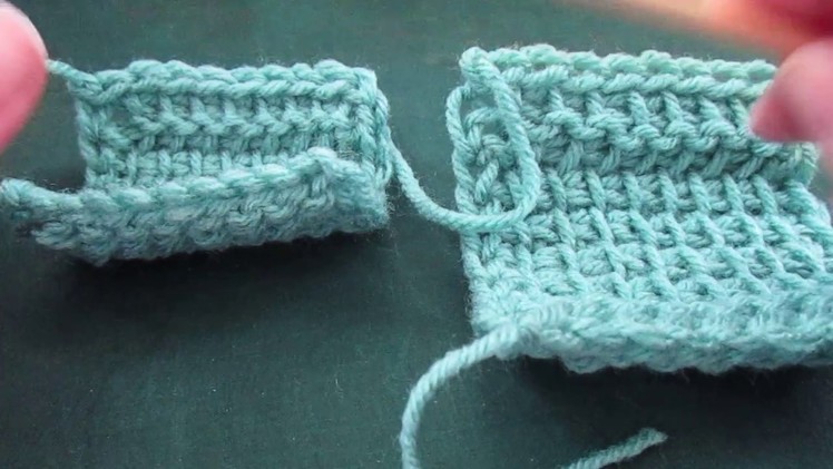 Tunisian Crochet - Hook Types and Stopping the Curl