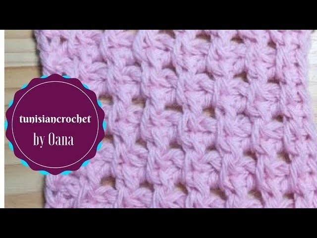 Tunisian Crochet:  the arrow stitch by Oana