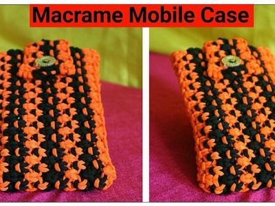 Unique & Easy Macrame Smartphone cover| Pattern #2| Watch full video HD Tutorial