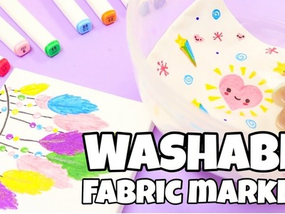 UnityStar Fabric Markers  -How to apply fabric markers step by step tutorial easy crafts