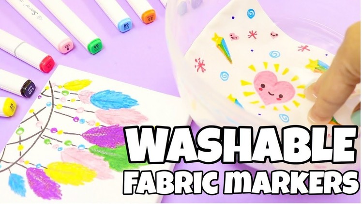 UnityStar Fabric Markers  -How to apply fabric markers step by step tutorial easy crafts
