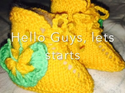 BABY BOOTS | KNITTING AND FOOD CRAFT
