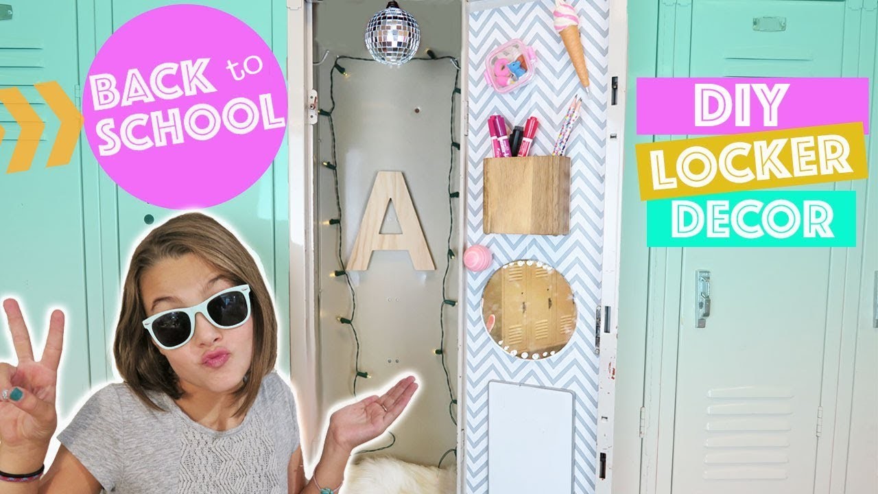 Back To School DIY Locker Decor and Organization | How To DIY Ideas & Hacks Kids Cooking and Crafts