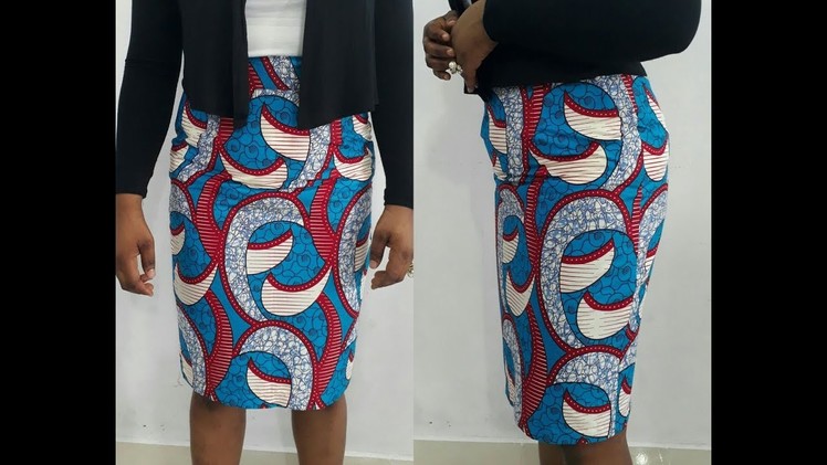 Basic Skirt Pattern[How to sew a Pencil Skirt]- PART 2