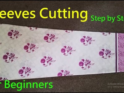 Bazo Ki Cutting| Sleeves cutting|How To Cut Perfect Sleeve|Simple Method| For Beginners|step by step