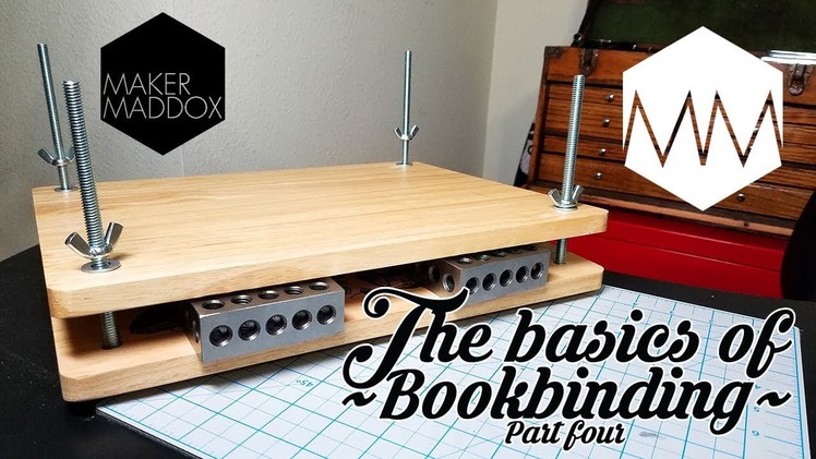 ▲ Book Press how-to. Bookbinding Basics ep. 4