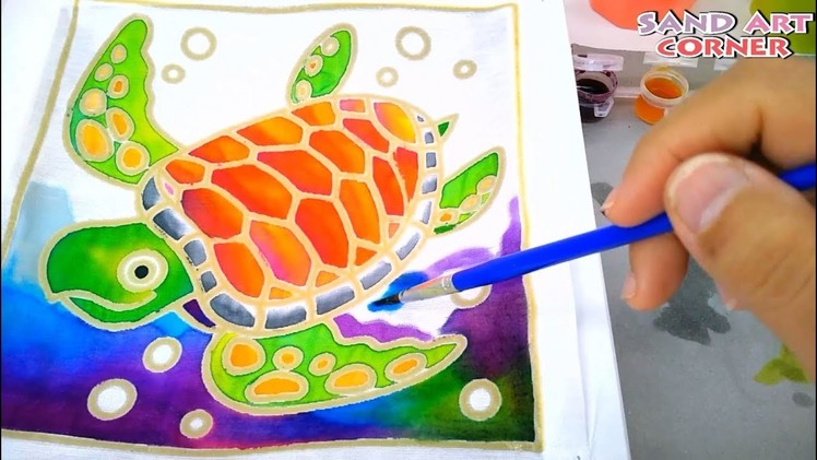 DIY Batik Painting Technique For Kids- creative way to paint batik