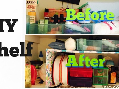 DIY Cardboard Shelf | How to use vertical space | Multipurpose organizer |