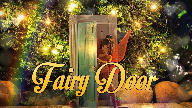 DIY - How to Make: Doll Fairy Door | Portable Doll Crafts