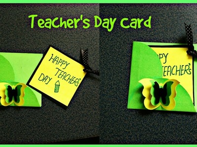 DIY|How to make|Teacher's Day greeting card|#15