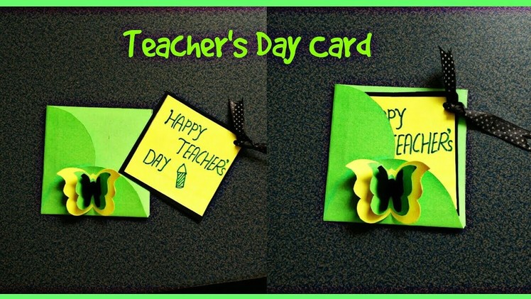 DIY|How to make|Teacher's Day greeting card|#15