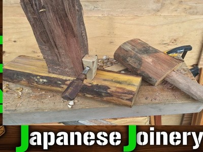 DIY Japanese Joinery - Half dovetailed joint (Katasage ari) - How to