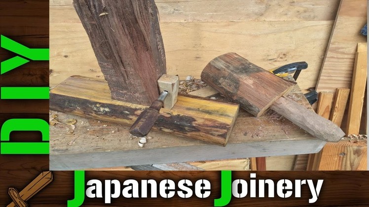DIY Japanese Joinery - Half dovetailed joint (Katasage ari) - How to
