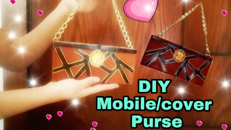 DIY Mobile Cover.Purse : How to make at home: