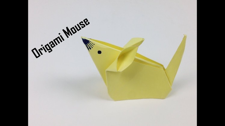 DIY Origami Animals for Kids - Origami Mouse ???? | How to Make Easy Origami Paper Mouse (Very Simple)