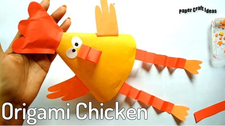 DIY Paper Crafts Ideas: Origami Chicken | How To Make Easy Paper Chicken | DIY Paper Chicken