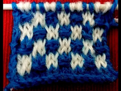 Double colour Knitting Pattern # 45