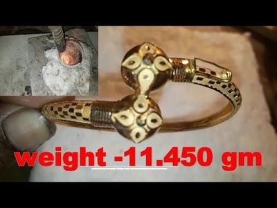 Gold Bracelet design (hallmark) || How to make gold Bracelet design(handmade)