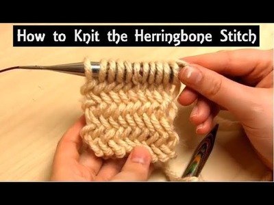 Herringbone Knit Stitch Pattern | Chevron Texture Knitting Tutorial | Zig-Zags