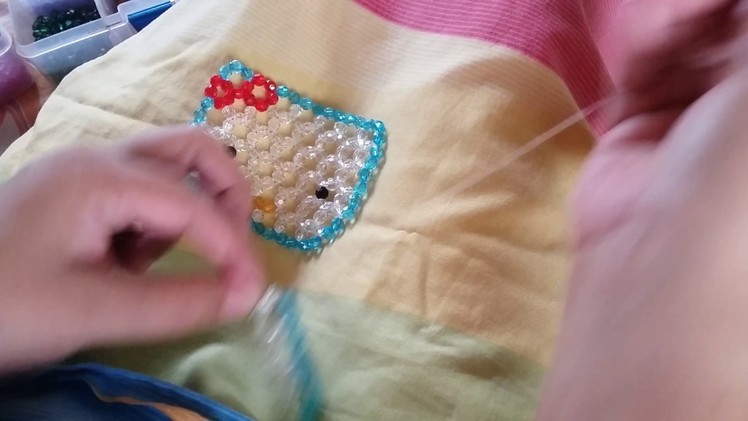 How to Bead a Hello Kitty Wallet Part 4