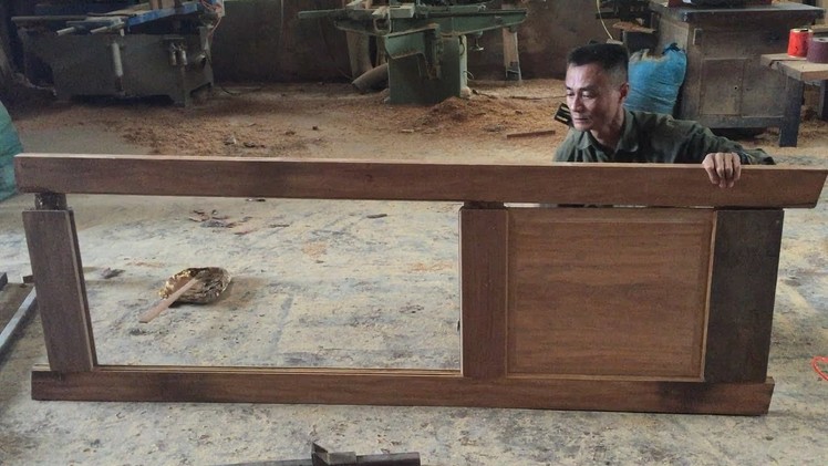 How To Build A Door Extremely Fast Simple - Amazing Woodworking Technology