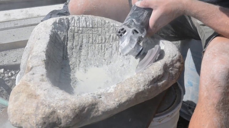 How To Carve A Better Stone Sink In 4 HRS!