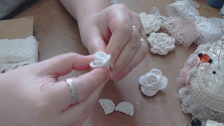 How To Create Flowers With Laces & Trims KS4U DT & Project Share!