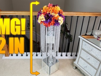How to DIY A Dollar Tree Upscale 50 – Inch Mirrored Chandelier Aisle Riser