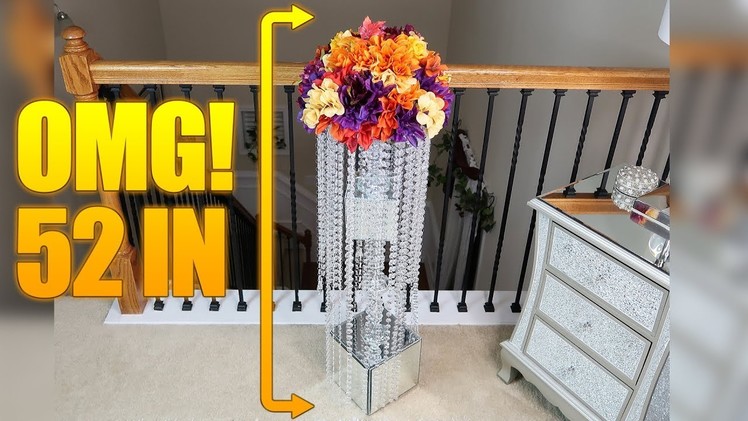 How to DIY A Dollar Tree Upscale 50 – Inch Mirrored Chandelier Aisle Riser