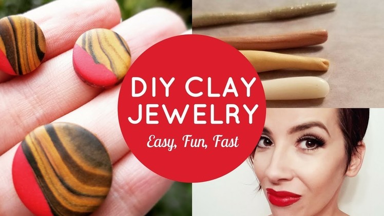 HOW TO: DIY Clay Jewelry | Easy + Fun + Fast