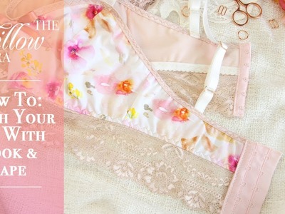 How To: Finish Your Longline Bra with Hook & Eye Tape